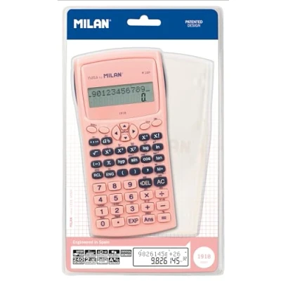 Afbeelding van MILAN® Wetenschappelijke rekenmachine M240 serie 1918, roze