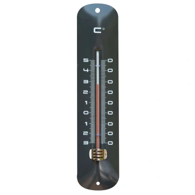 Afbeelding van Nature Muurthermometer Thermometer Antraciet