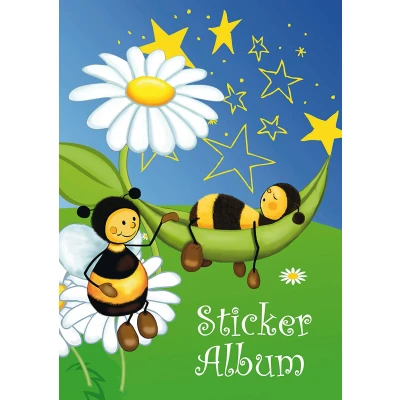 Afbeelding van 10x Stickeralbum bee wilg A5