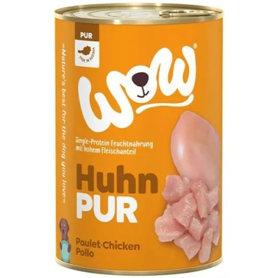Afbeelding van WOW Graanvrij natvoer Adult Puur Kip 6 x 400 gram Hond