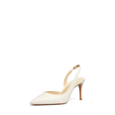 Afbeelding van Michael Kors Alina FLEX Sling Hoge hakken, Dames, Maat: 41, Light cream Leer