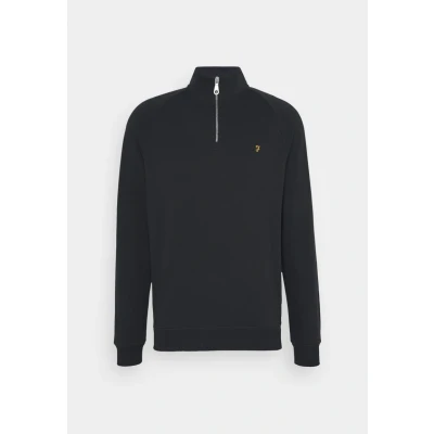 Afbeelding van Farah JIM 1/4 Sweater, Heren, Maat: XL, True navy