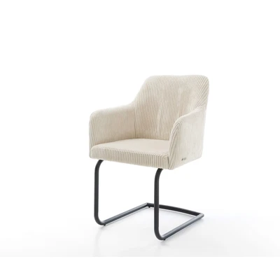 Afbeelding van sledemodel Greg Flex rond zwart cord beige