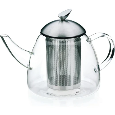 Afbeelding van Theepot Kela Auron met Filter Transparant 1,3L