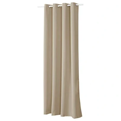Afbeelding van WOLTU 1 Stuk Verduisteringsgordijn in polyester met oogjes,Isolerend thermisch gordijn 135x225cm,VH5878sd Zand