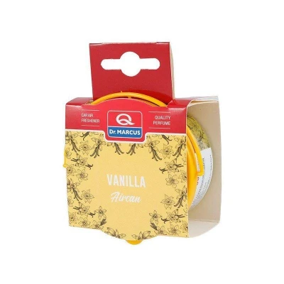 Afbeelding van Dr. Marcus Aircan Vanilla luchtverfrisser met neutrafresh technologie Autogeurtje voor in de auto, thuis of kantoor Tot 60 dagen geurverspreiding 40 gram