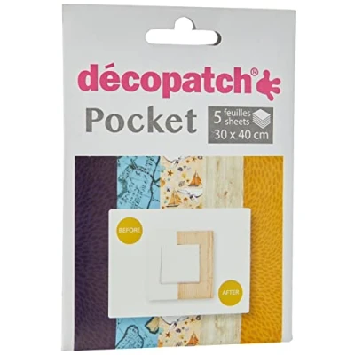 Afbeelding van Décopatch Papier Pocket, nummer 15 maché figuren