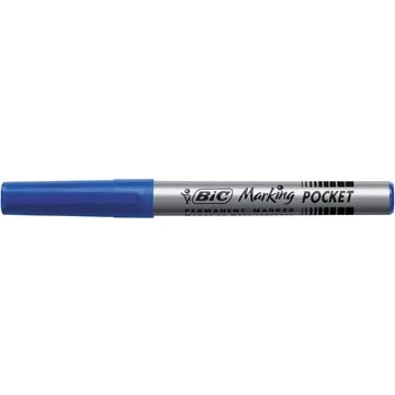 Afbeelding van Bic Permanent Marker Ecolutions, Schrijfbreedte 1,1 Mm, Fijne Punt, Blauw