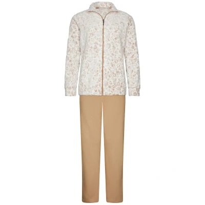 Afbeelding van Pastunette Huispak Beige Animal Fleece/Badstof Maat 52