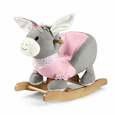 Afbeelding van Sterntaler Schommeldier ezel Emmi Girl, leeftijd: 12 36 maanden, 68 x cm, grijs/roze