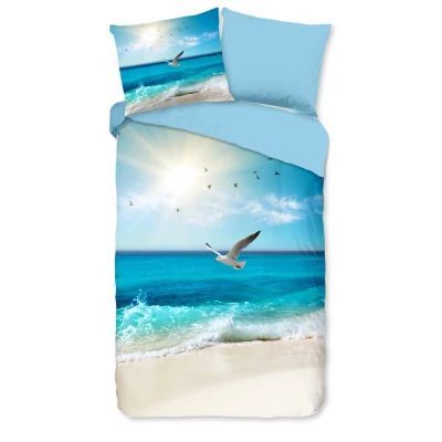 Afbeelding van Good Morning Dekbedovertrek &quot;Sealife&quot; Multi (140x220 cm)