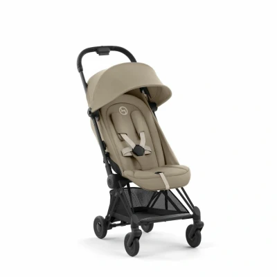 Afbeelding van Cybex Coÿa Buggy Cozy Beige Matt Black Frame