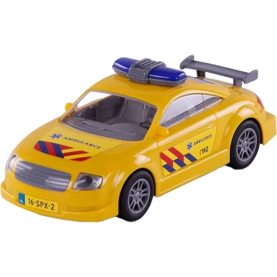 Afbeelding van Cavallino Toys Frictie Ambulance, 27cm