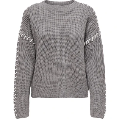 Afbeelding van Jacqueline De Yong Rosella Long Sleeve Stitch Pullover