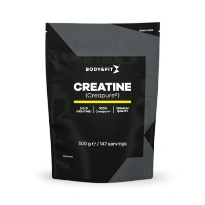 Afbeelding van Body &amp; Fit Creatine CreaPure® Monohydraat Best Worldwide 500 gram (147 doseringen)