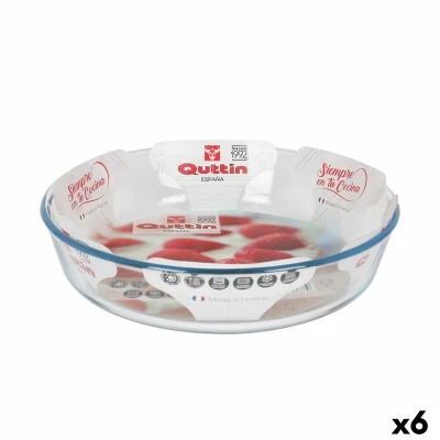 Afbeelding van Ovenschaal Quttin Glas 2,3 L ø 26 x 5,9 cm (6 Stuks)