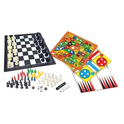Afbeelding van Magnetisch bordspel 8 spellen in 1 doos 3380743089447