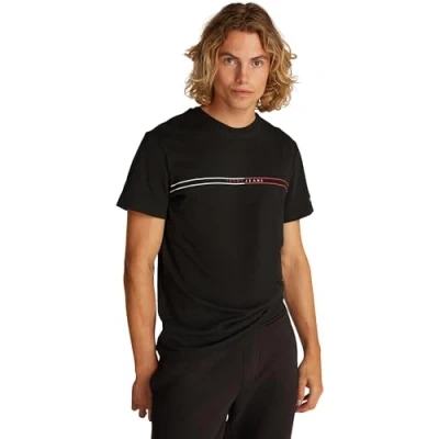 Afbeelding van Tommy Jeans Entry Graphic TEE Tshirt print, Heren, Maat: 58, Black