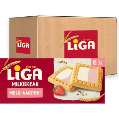 Afbeelding van Liga Milkbreak MelkAardb 12x245g