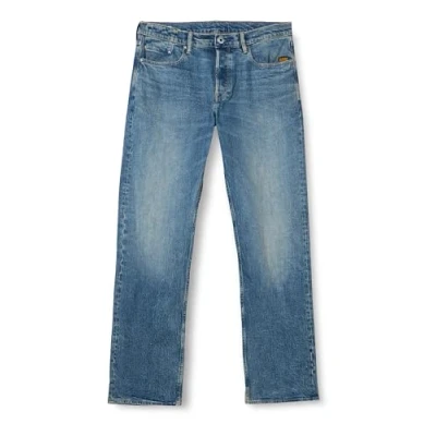 Afbeelding van G STAR Dakota Regular Straight herenjeans, Blauw (Faded Monsoon D23691 d498 g564), 28W / 30L