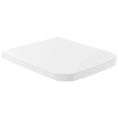 Afbeelding van Villeroy en boch venticello closetzitting met deksel softclose quick release rvs wit 8m22s101