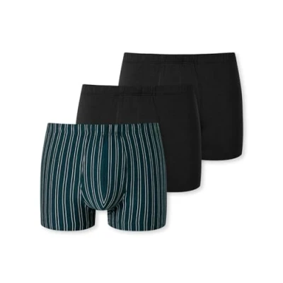 Afbeelding van Schiesser Organic Essentials 3 PACK Onderbroeken, Heren, Maat: Large, Schwarz grün