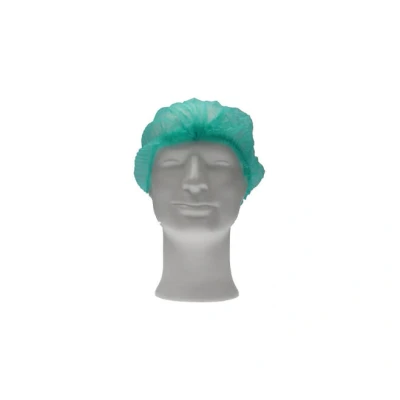 Afbeelding van Haarnetjes CMT Haarnet Clip Cap PP Non Woven Groen Maat L 53cm