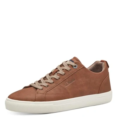 Afbeelding van s.Oliver Heren 5 13632 41 sneakers, cognac, 43 EU, EU