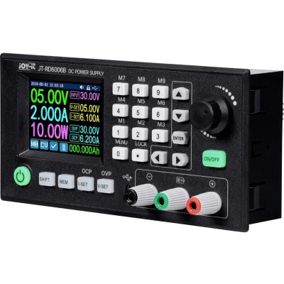 Afbeelding van Joy it RD6006B Labvoeding, regelbaar 0 60 V 6 A Op afstand bedienbaar, Programmeerbaar, Smal model Aantal uitgangen: 2 x