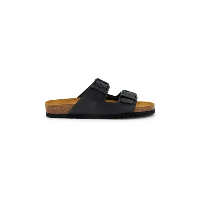 Afbeelding van Slipper Scholl Men Julien New Leather Mens Black Schoenmaat 46