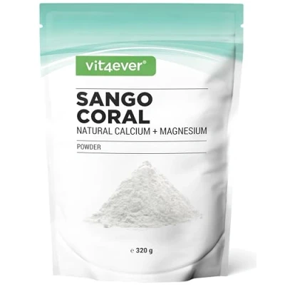 Afbeelding van Sango Zeekoraal 320 g poeder Natuurlijke bron van calcium (20%) &amp; magnesium (10%) in de lichaamseigen verhouding 2:1 Geen toevoegingen