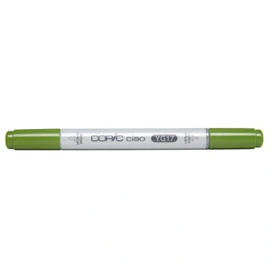 Afbeelding van COPIC Ciao Marker Type YG 17, Grass Green, veelzijdige layout marker, op alcoholbasis, met een medium breedte en brush tip