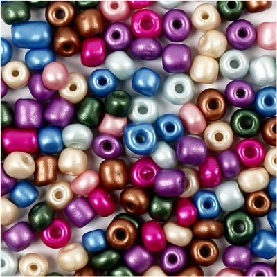 Afbeelding van Creativ Company Rocailles Metallic Kleuren, 130 gram