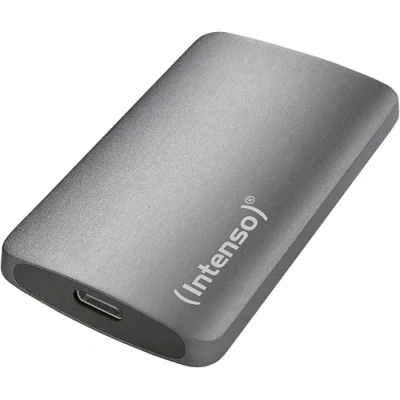 Afbeelding van Intenso SSD 1.0TB TX800 1.8&quot; USB 3.2 Gen1 Antraciet (1000 GB), Externe SSD, Grijs