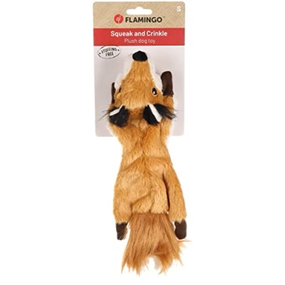 Afbeelding van Flamingo Forre Speelgoed Honden Hs Wezel Bruin S 11x37x7cm 1st 137495