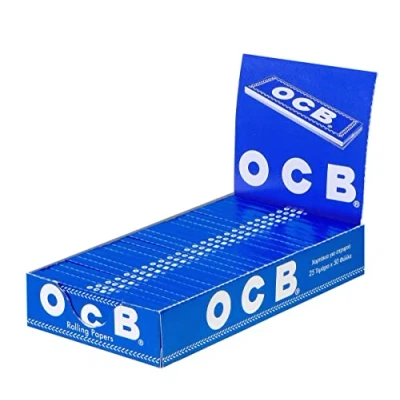 Afbeelding van OCB Kort Vloei, Papier, Blauw, 3 x 25 Boekjes van 50 Vellen