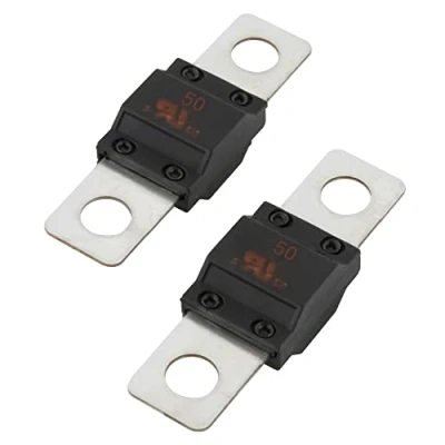 Afbeelding van SeKi Midi schroefzekeringen, hoogstroomzekeringen, 50 A ampère tot 32 V DC, 2 stuks