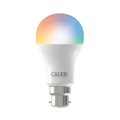 Afbeelding van Calex Smart Multicolor LED Bajonet Lamp 9.4W 806lm 2200 4000K B22 Fitting