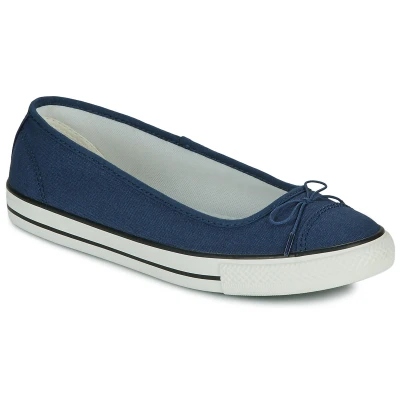 Afbeelding van Converse Chuck Taylor ALL STAR Dainty Ballerina&#039;s, Dames, Maat: 40, Navy/egret Textiel