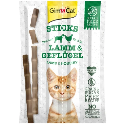 Afbeelding van 24x GimCat Sticks Gevogelte Lam 4 stuks