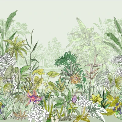 Afbeelding van Komar Vliesbehang Hortus 250x250 cm (breedte x hoogte) (1 stuk)