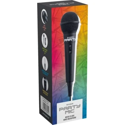 Afbeelding van Bigben Party microfoon Karaokemicrofoon Zwart