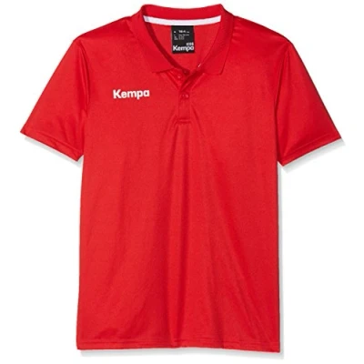 Afbeelding van Kempa Poly Poloshirt Rood Maat S
