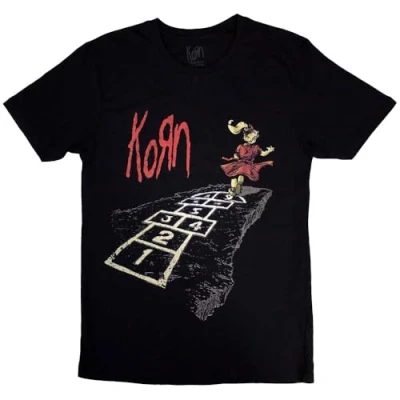 Afbeelding van Korn Follow The Leader Hopscotch Heren T shirt S Zwart