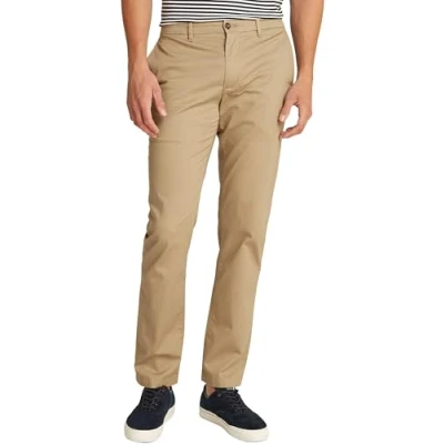 Afbeelding van Tommy Hilfiger Denton Structure Chino, Heren, Maat: 33x28, Batique khaki