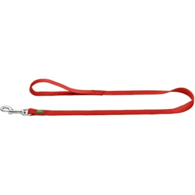 Afbeelding van Hunter Looplijn Nylon Soft Rood Hondenriem 110x1.5 cm