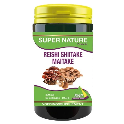 Afbeelding van Snp Reishi Shiitake Maitake 300 Mg, 60 capsules