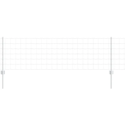 Afbeelding van vidaXL Tuinhek Set van 2 Gegalvaniseerd staal 25 x 0.6 m Stevig