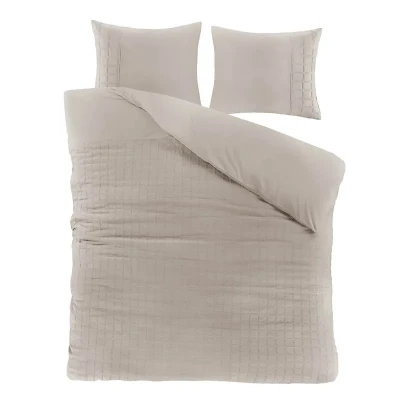 Afbeelding van Papillon Hudson Dekbedovertrek Tweepersoons 200x200/220 cm Zand