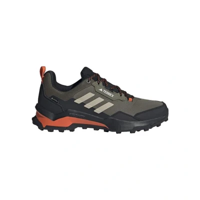 Afbeelding van Adidas Terrex AX4 Goretex Hiking Outdoorschoenen, Heren, Maat: 42 2/3, Olive strata/wonder beige/core black Textiel/ synthetisch